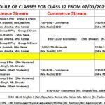 schedule for 7th and 8th jan